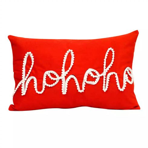 3D Ho Ho Ho Christmas Pillow